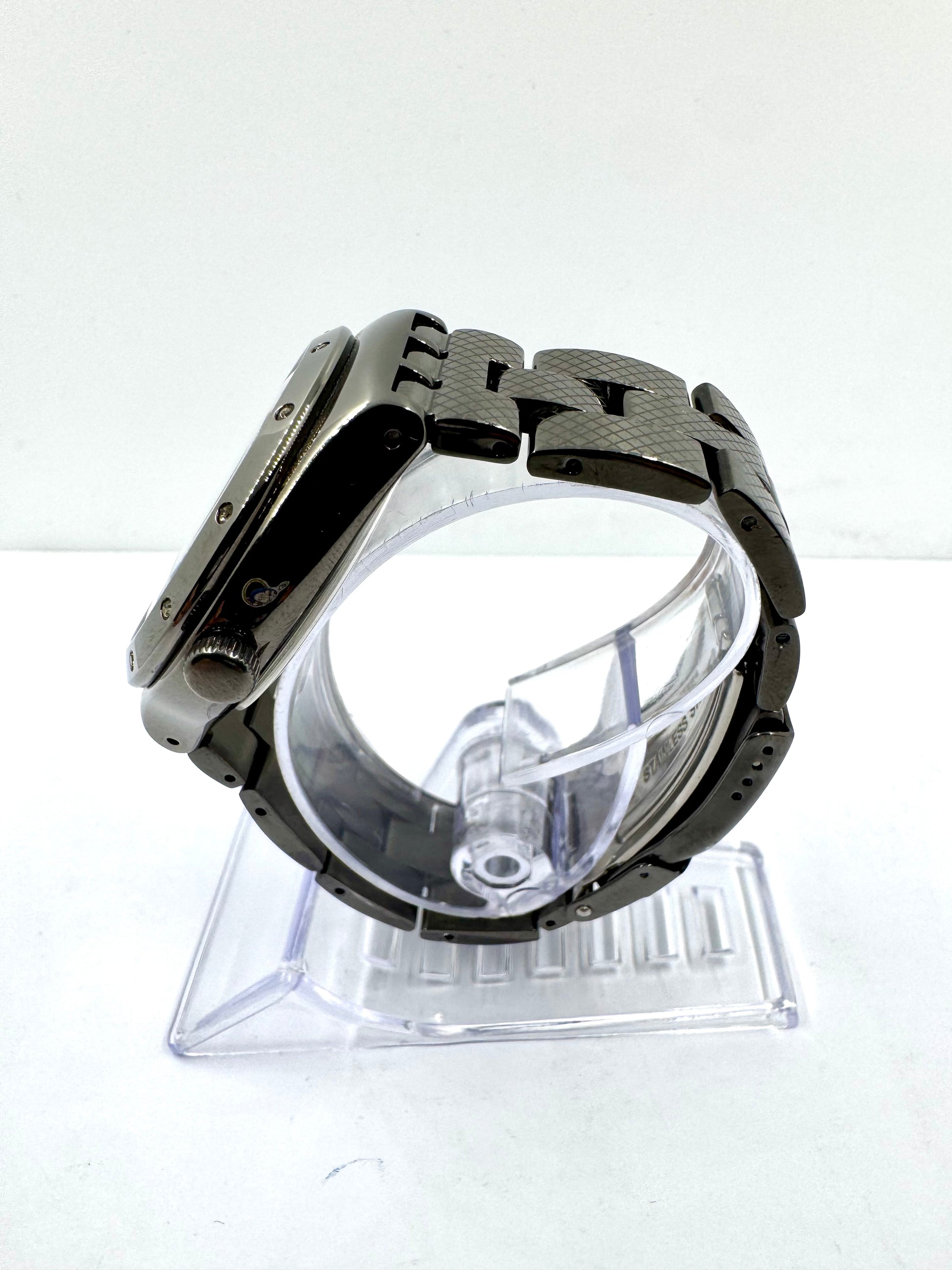 vista lato corona Orologio Swatch VATEL Automatico – Ref. YAB101G