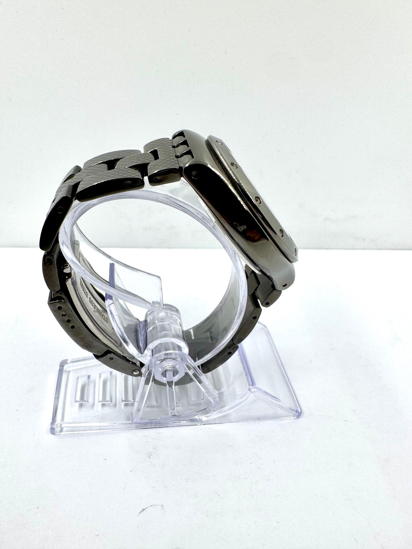 vista laterale Orologio Swatch VATEL Automatico – Ref. YAB101G