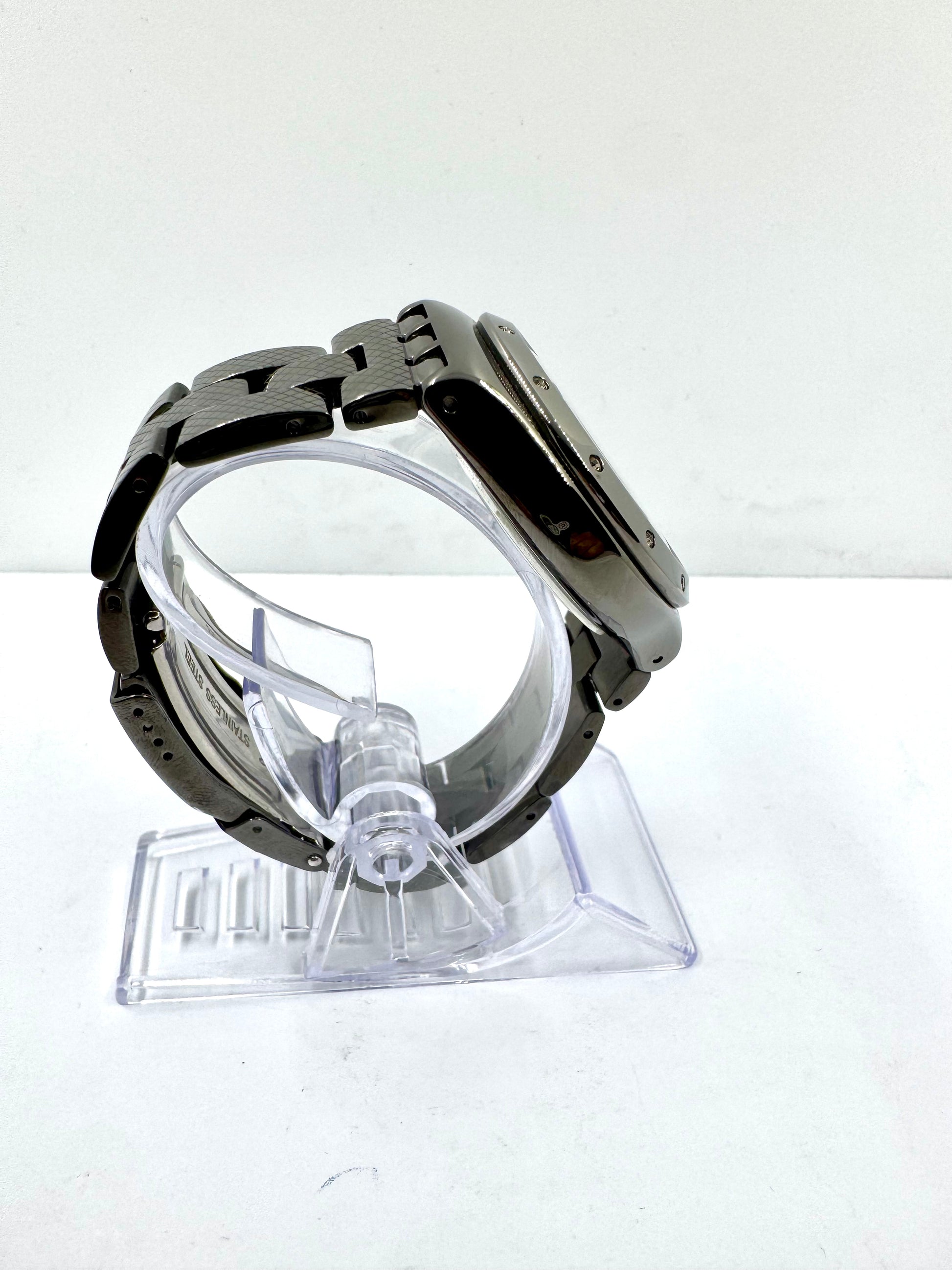 vista laterale Orologio Swatch VATEL Automatico – Ref. YAB101G