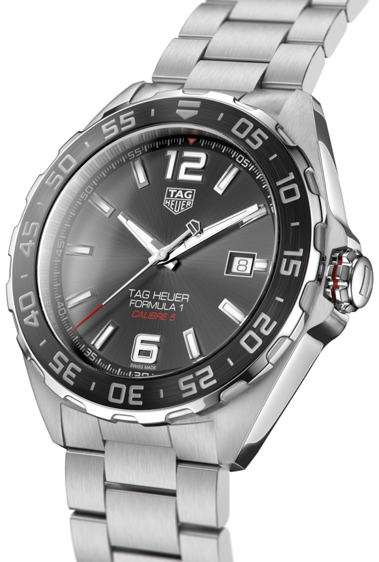 vista laterale TAG Heuer Formula 1 da 43 mm Calibre 5 Automatico - WAZ2011.BA0842