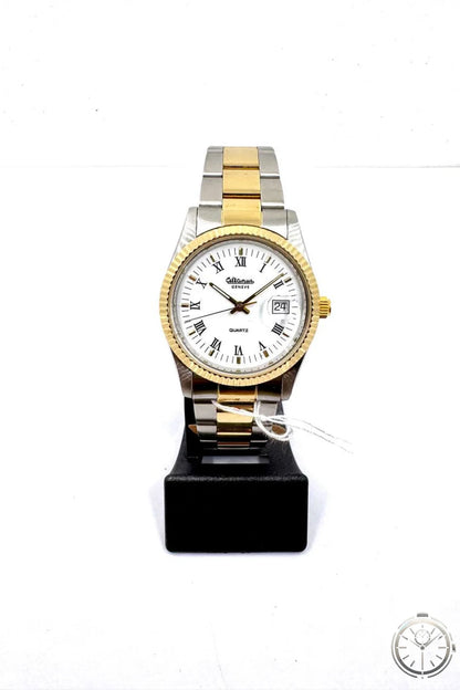 Altanus Genève 7616 Quartz Bicolor — Vista frontale su espositore con tag LeosWatches