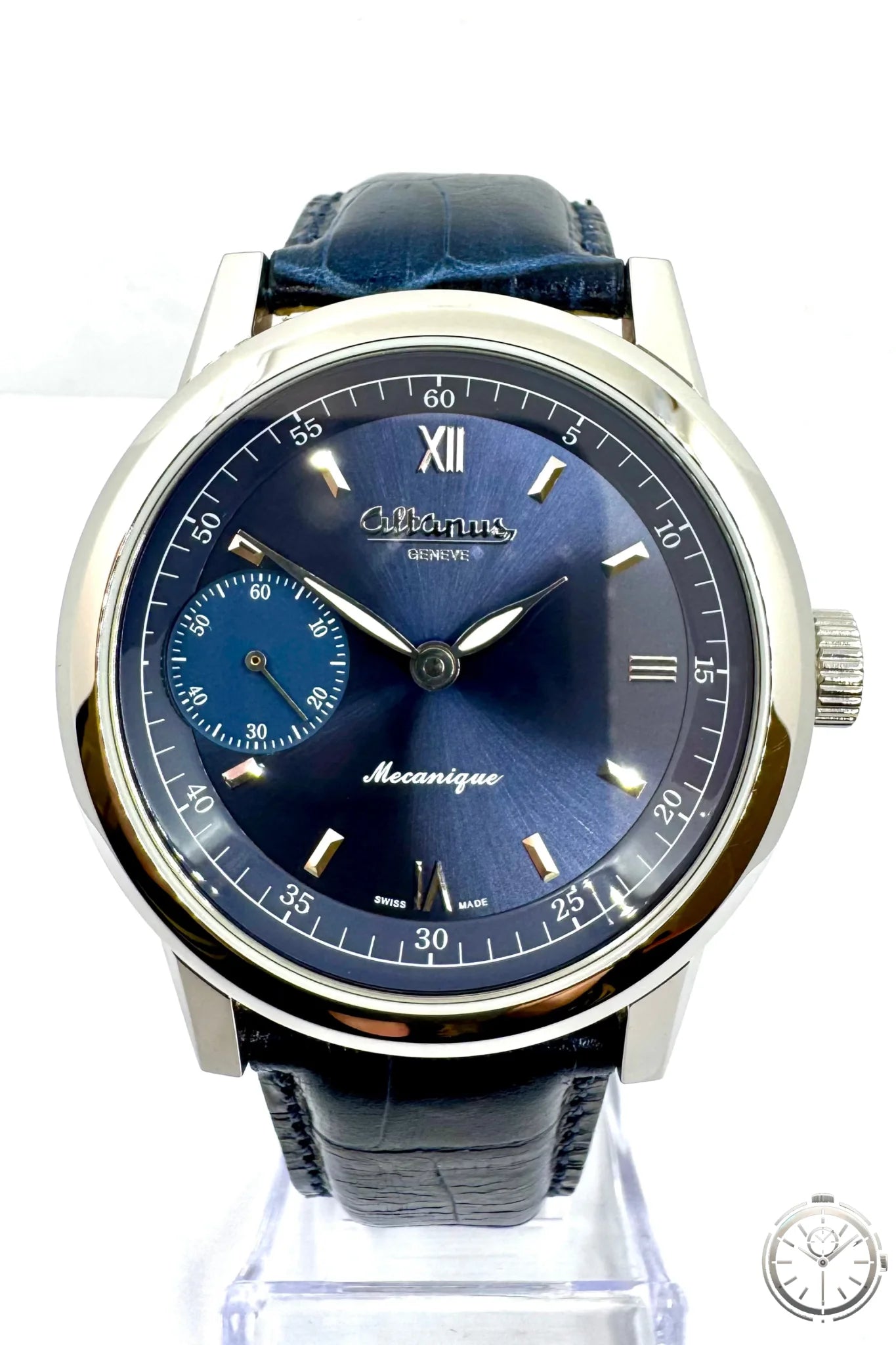 dettaglio quadrante orologio Altanus Genève 7767 – Meccanico Swiss Made 42 mm