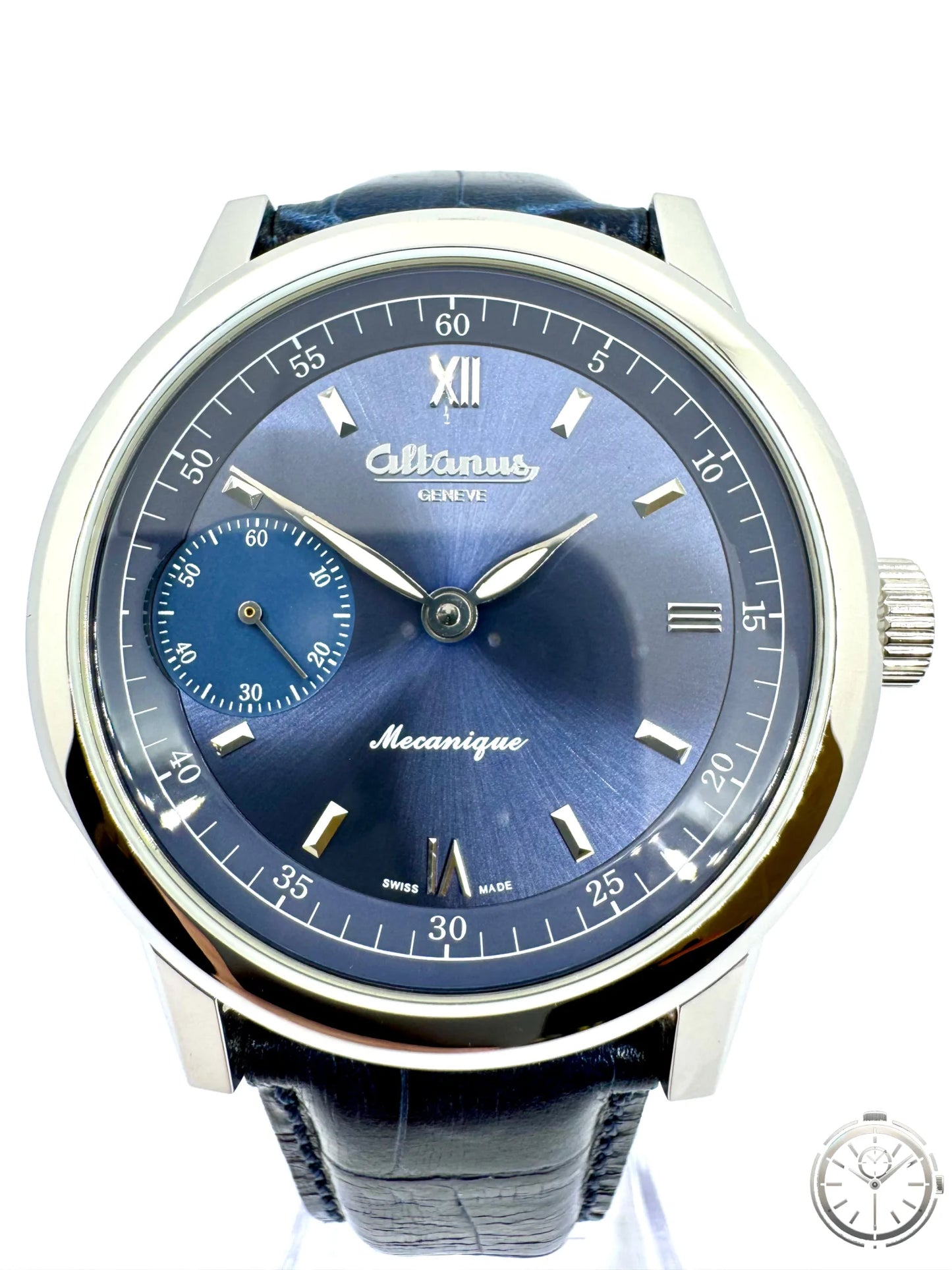 zoom dial orologio Altanus Genève 7767 – Meccanico Swiss Made 42 mm