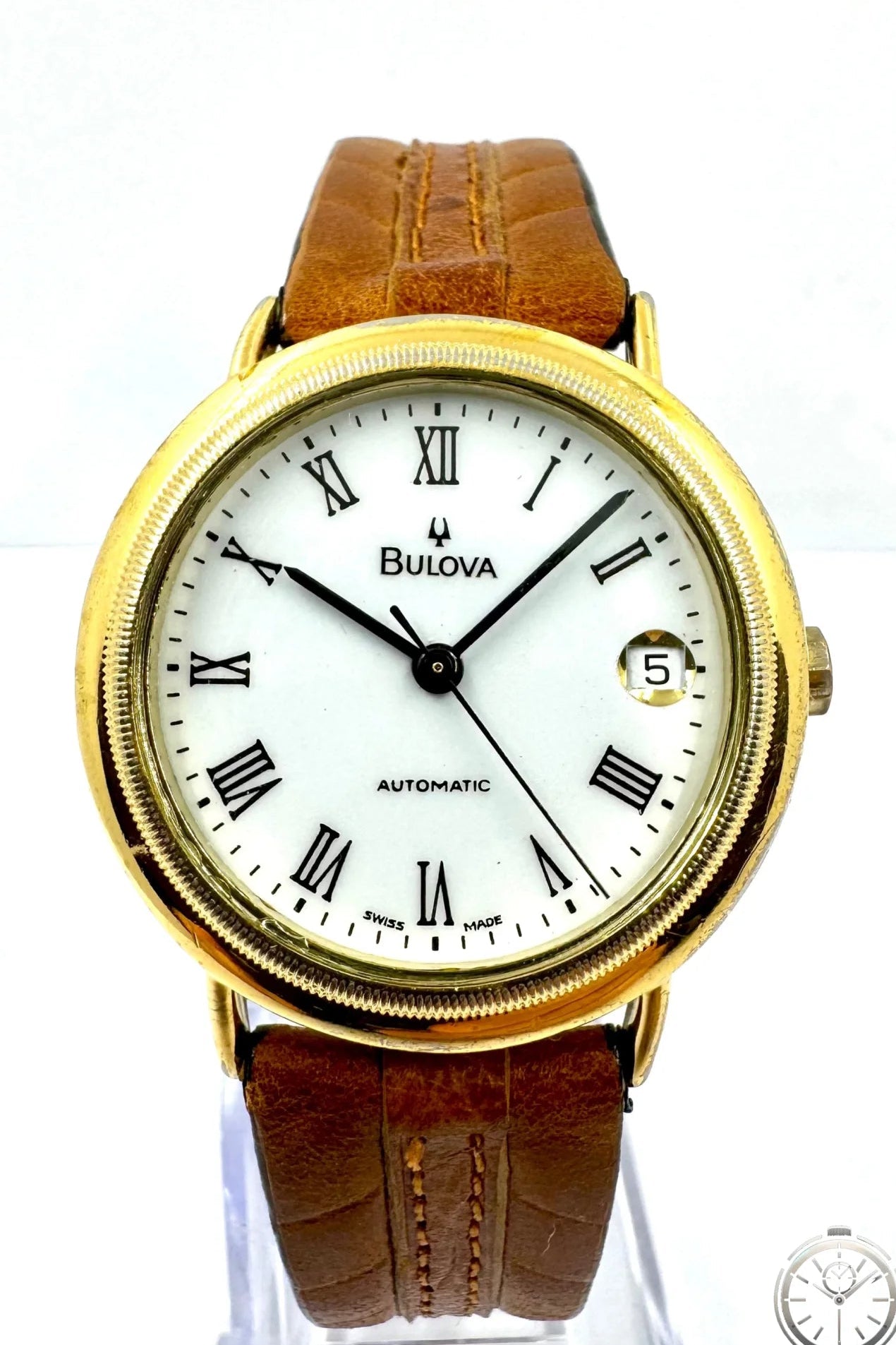 dettaglio quadrante orologio Bulova Automatic Ref. 12480