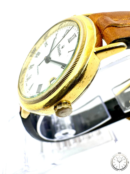 dettaglio vista lato corona orologio Bulova Automatic Ref. 12480