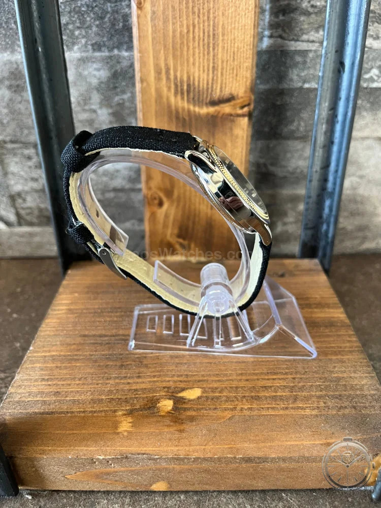 vista laterale Bulova Automatic Vintage