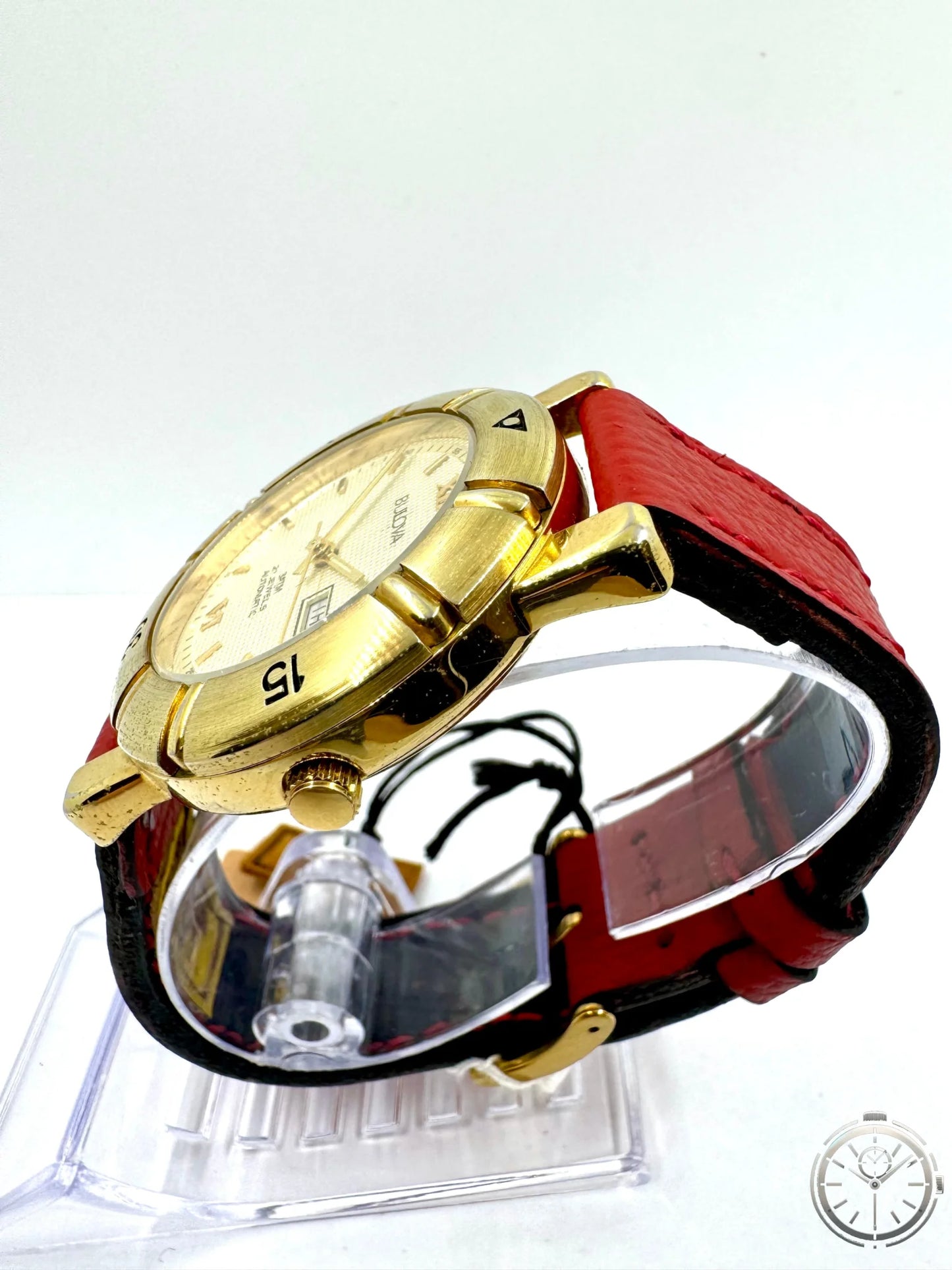 vista lato corona Orologio Bulova Calendar Automatic – 38 mm