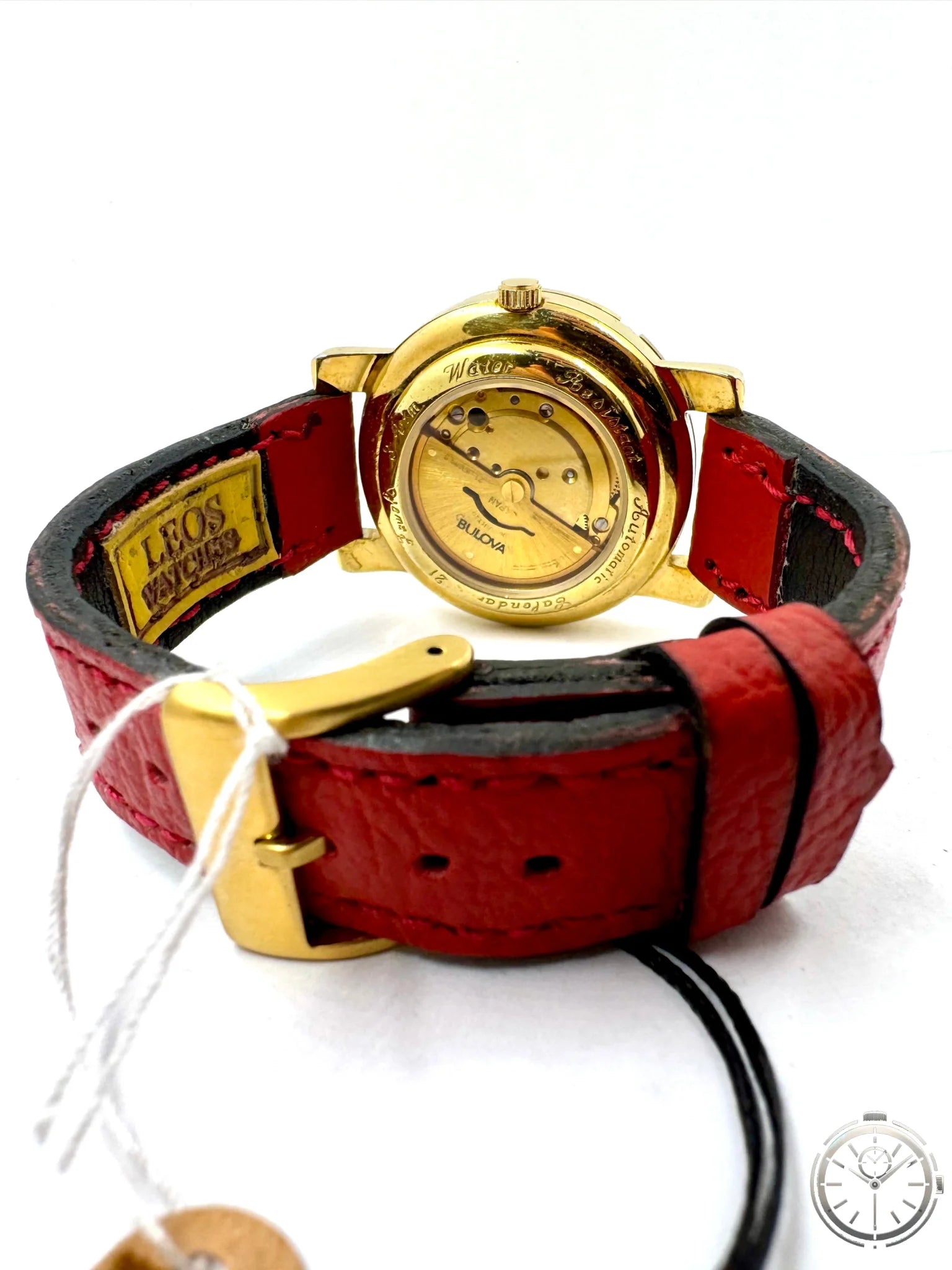 dettaglio da steso con fondello a vista Orologio Bulova Calendar Automatic – 38 mm