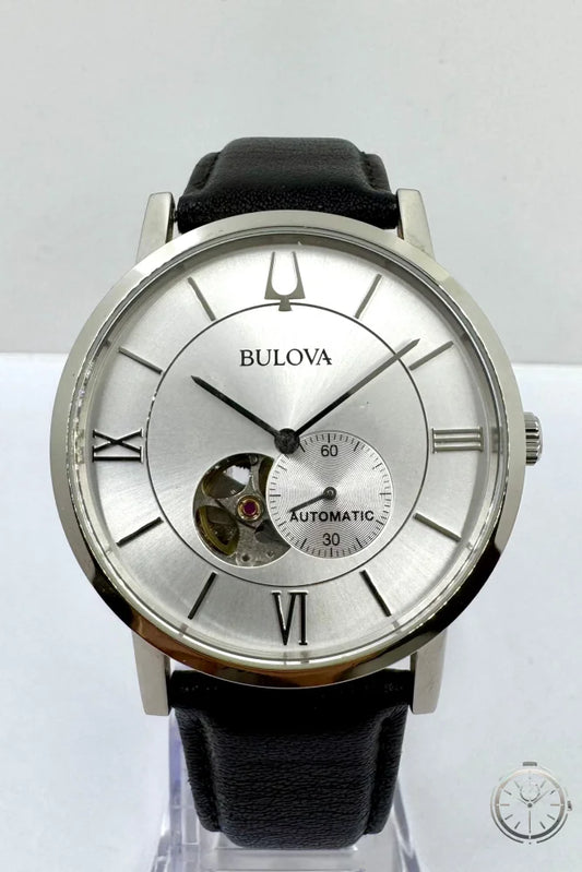 dettaglio quadrante Orologio Bulova Clipper Open Heart Automatic