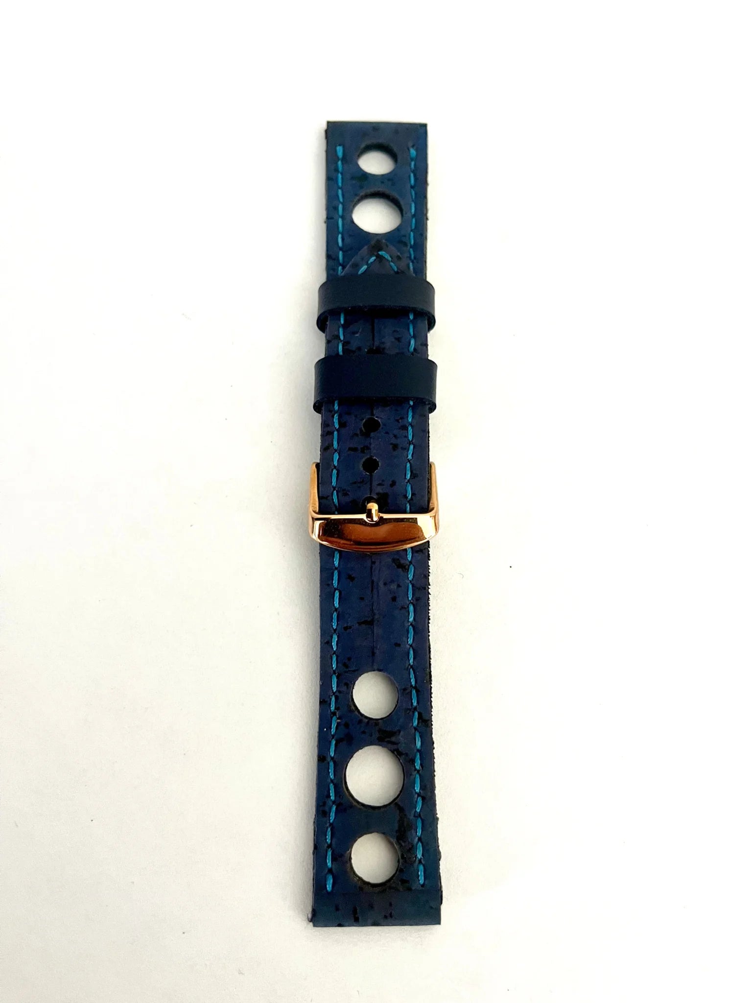 vista cinturino per lungo Cinturino RACING in Sughero Blu da 20mm