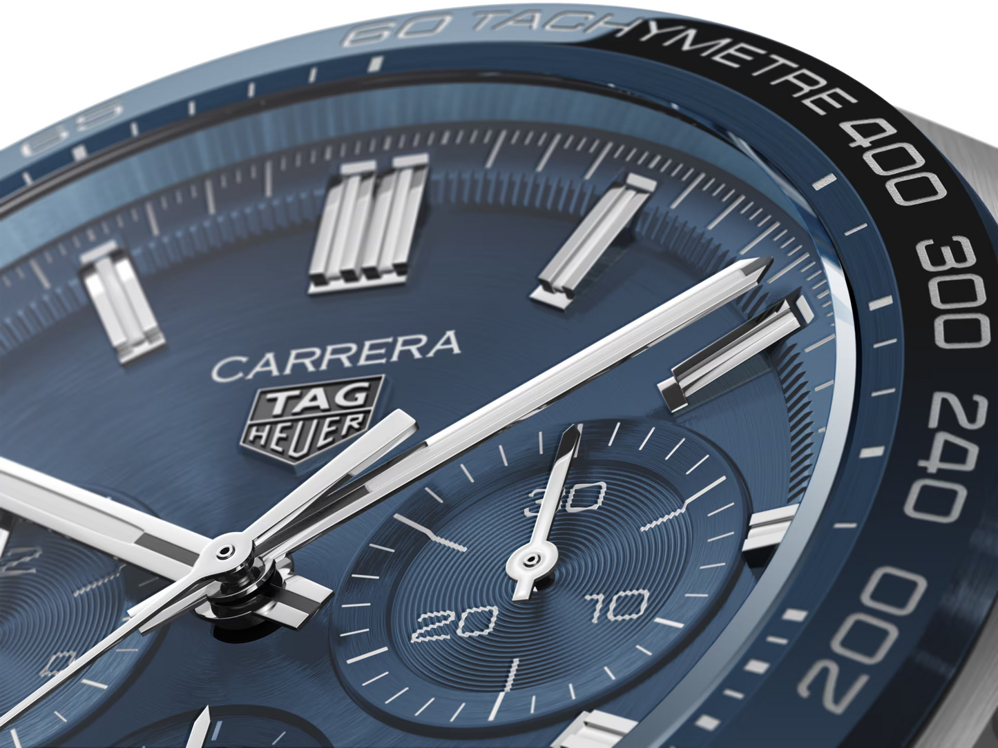 dettaglio zoom quadrante TAG Heuer Carrera Calibre Heuer 02 Chronograph - CBN2A1A.BA0643