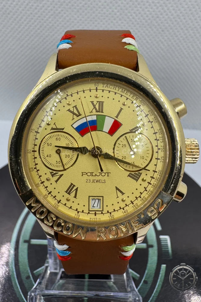 Orologio Meccanico Uomo POLJOT KIROVA 3133: Cronografo Russo A Carica Manuale, Edizione Limitata