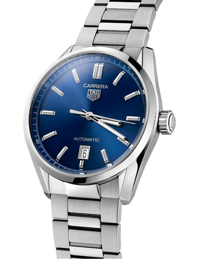 TAG Heuer Carrera Date Calibre 5 quadrante blu