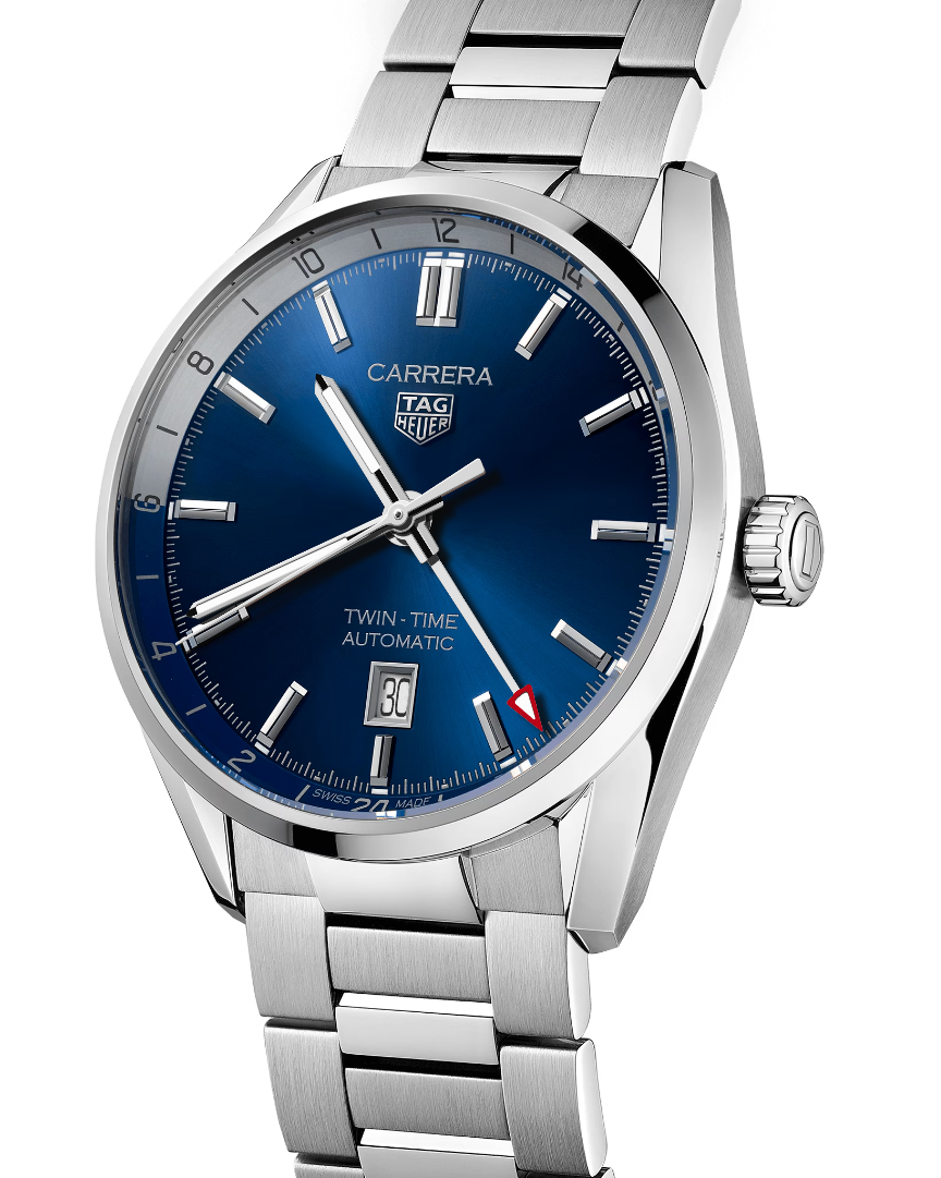 vista laterale TAG Heuer Carrera 41 mm Calibre 7 Automatico - WBN201A.BA0640