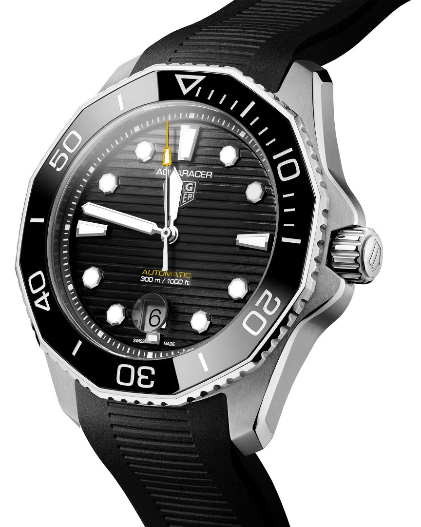 TAG Heuer Aquaracer Calibre 5 nero e caucciù