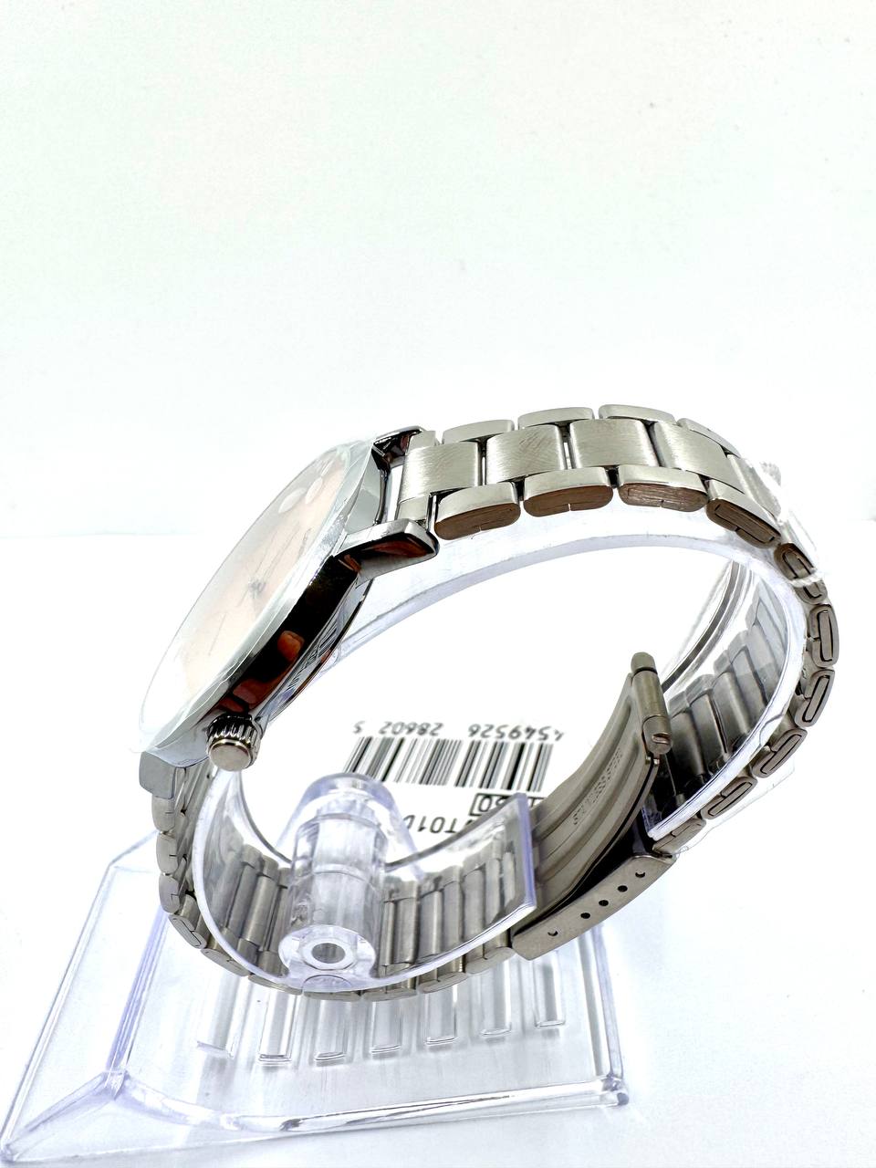 Casio LTP-VT01D-4B2UDF - Bracciale in acciaio vista laterale