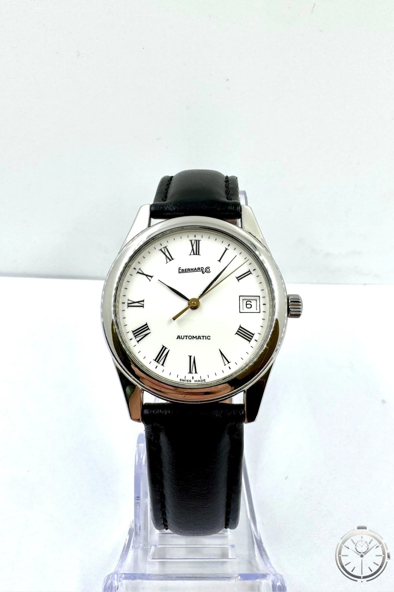 vista frontale orologio Eberhard 41003 Automatic swiss made