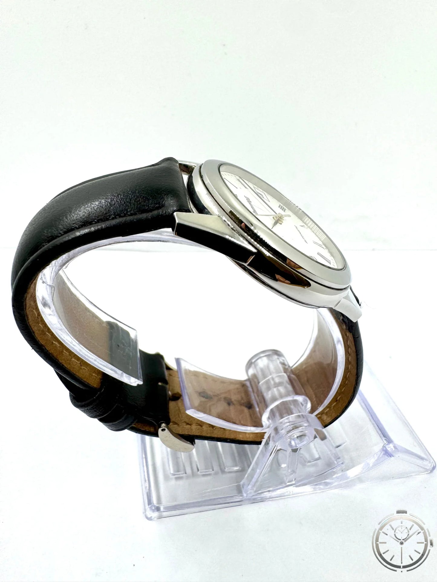 vista laterale orologio Eberhard 41003 Automatic swiss made