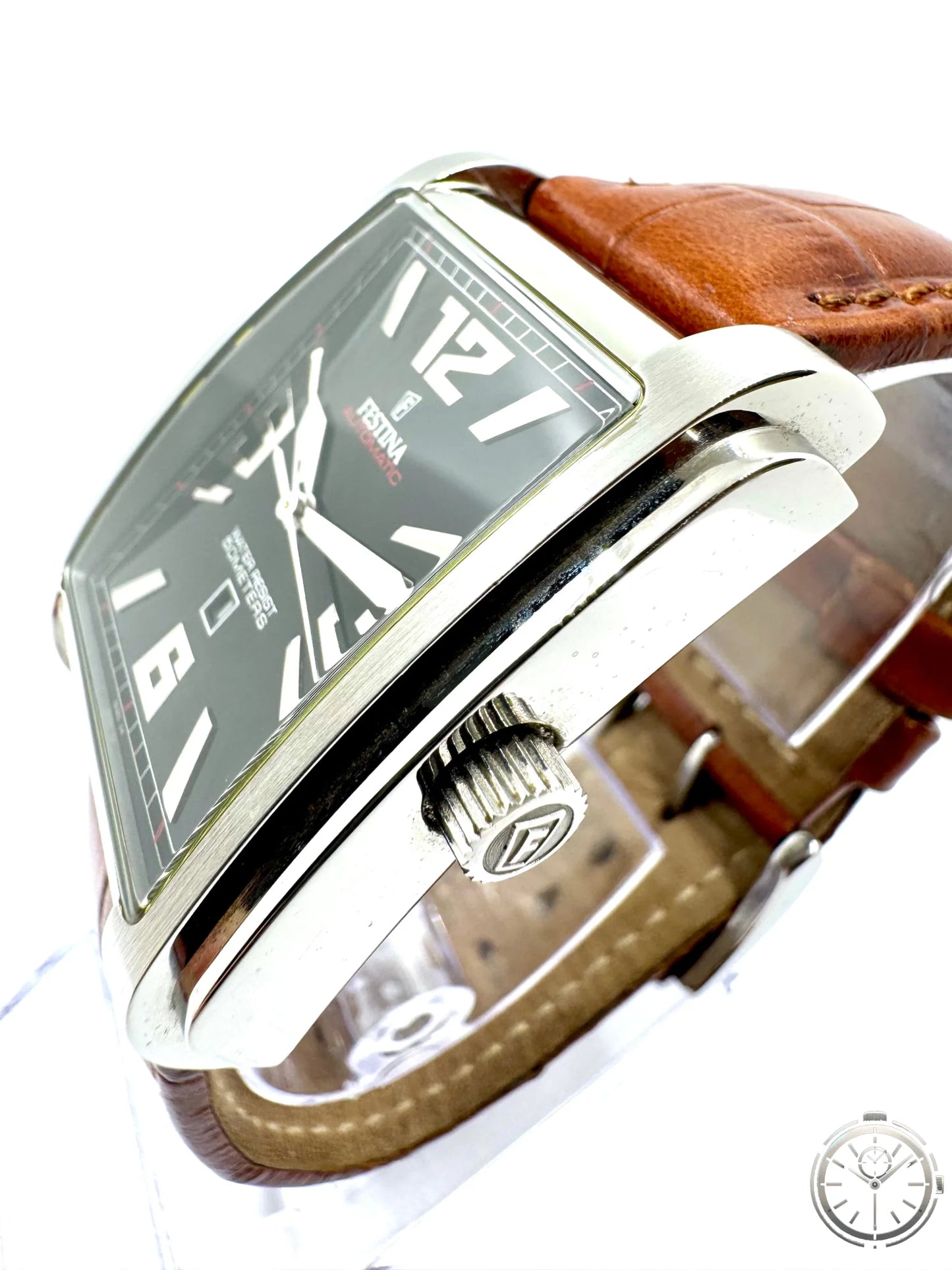 dettaglio lato corona orologio Festina Automatic Ref. 16080 da 39 mm