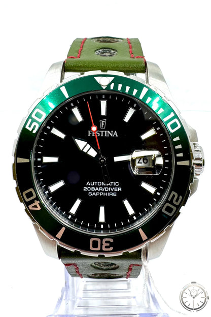 dettaglio quadrante Orologio Festina F20531/5 Automatic Diver 44 mm