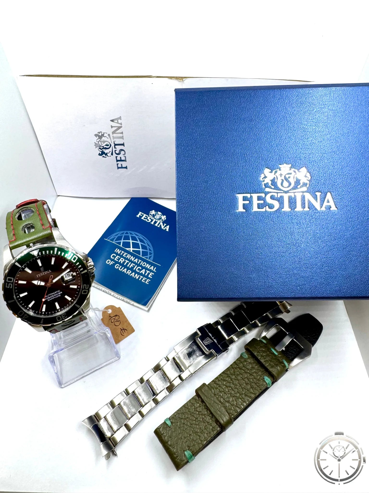 Orologio Festina F20531/5 Automatic Diver 44 mm nel suo Full Set