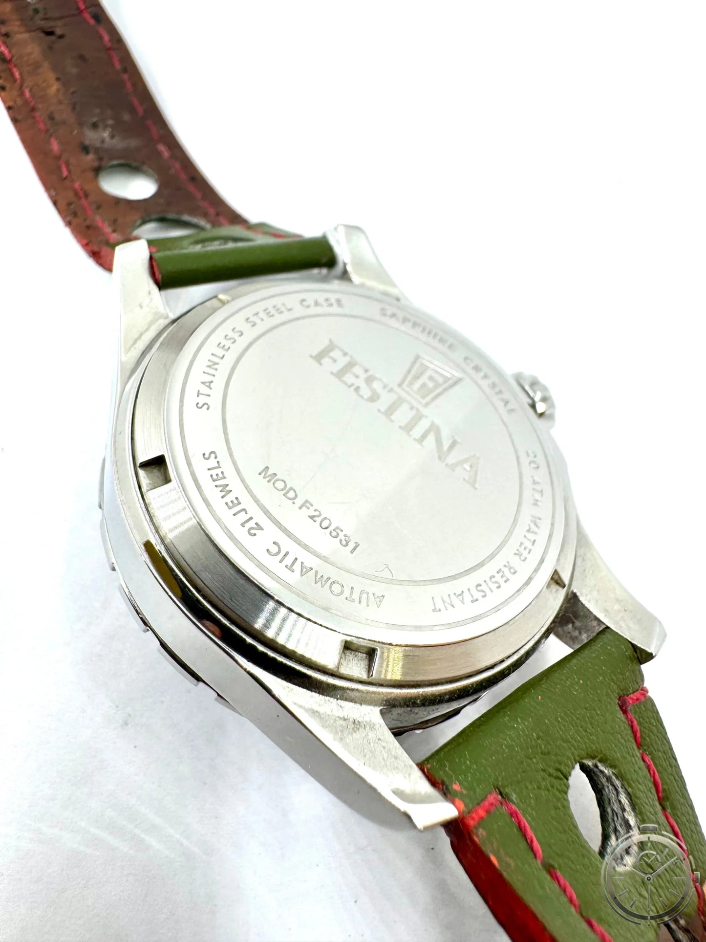 dettaglio fondello Orologio Festina F20531/5 Automatic Diver 44 mm