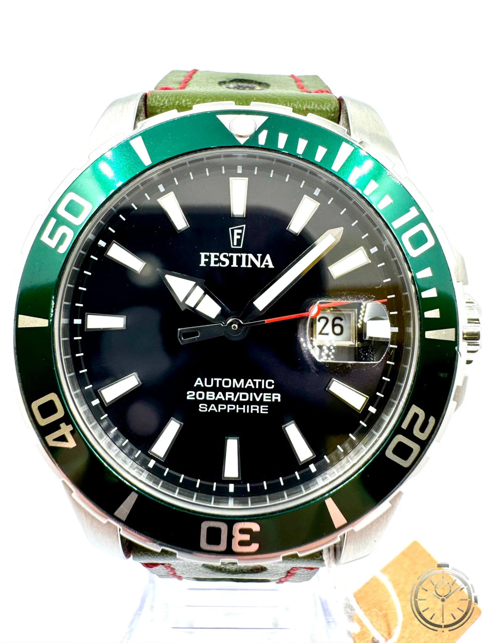 zoom del dial Orologio Festina F20531/5 Automatic Diver 44 mm