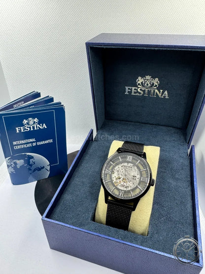 Orologio Festina Skeleton Automatico F20535 nella confezione originle con documenti