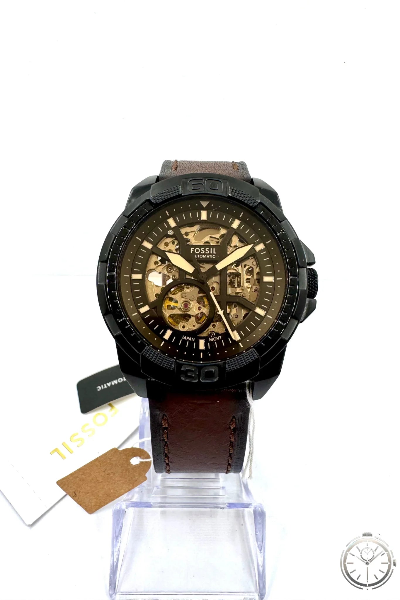 Vista frontale Orologio Fossil Bronson Automatic ME3219