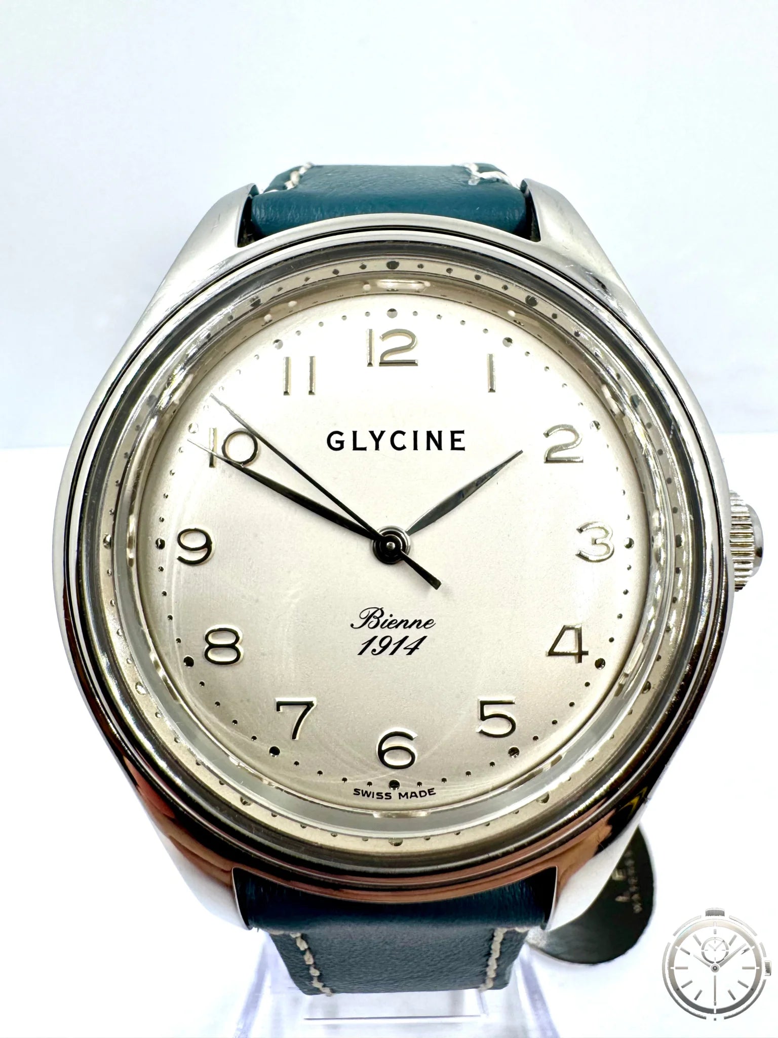 zoom del dial orologio Glycine “Bienne 1914” Ref. 3794