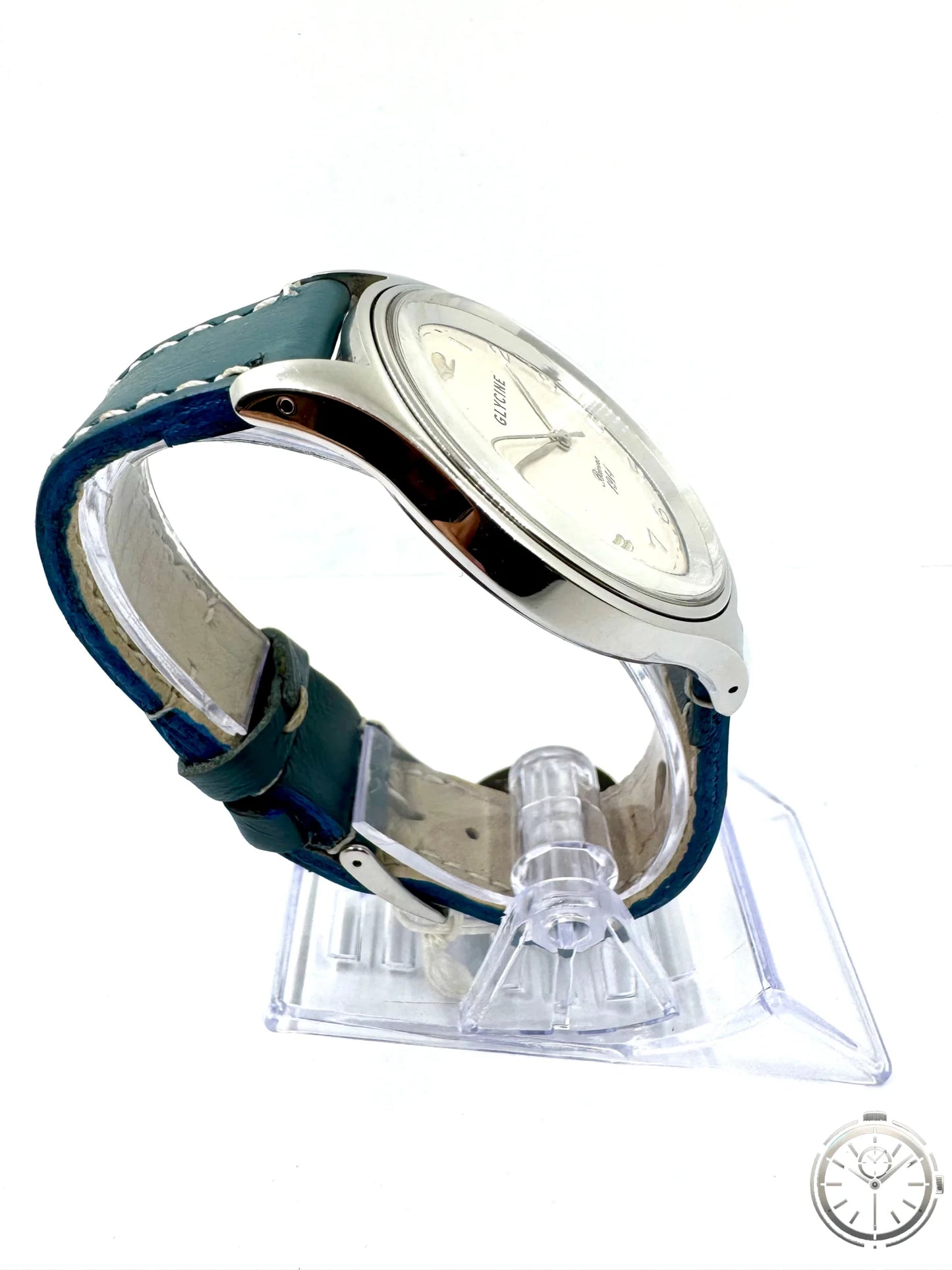 vista laterale orologio Glycine “Bienne 1914” Ref. 3794