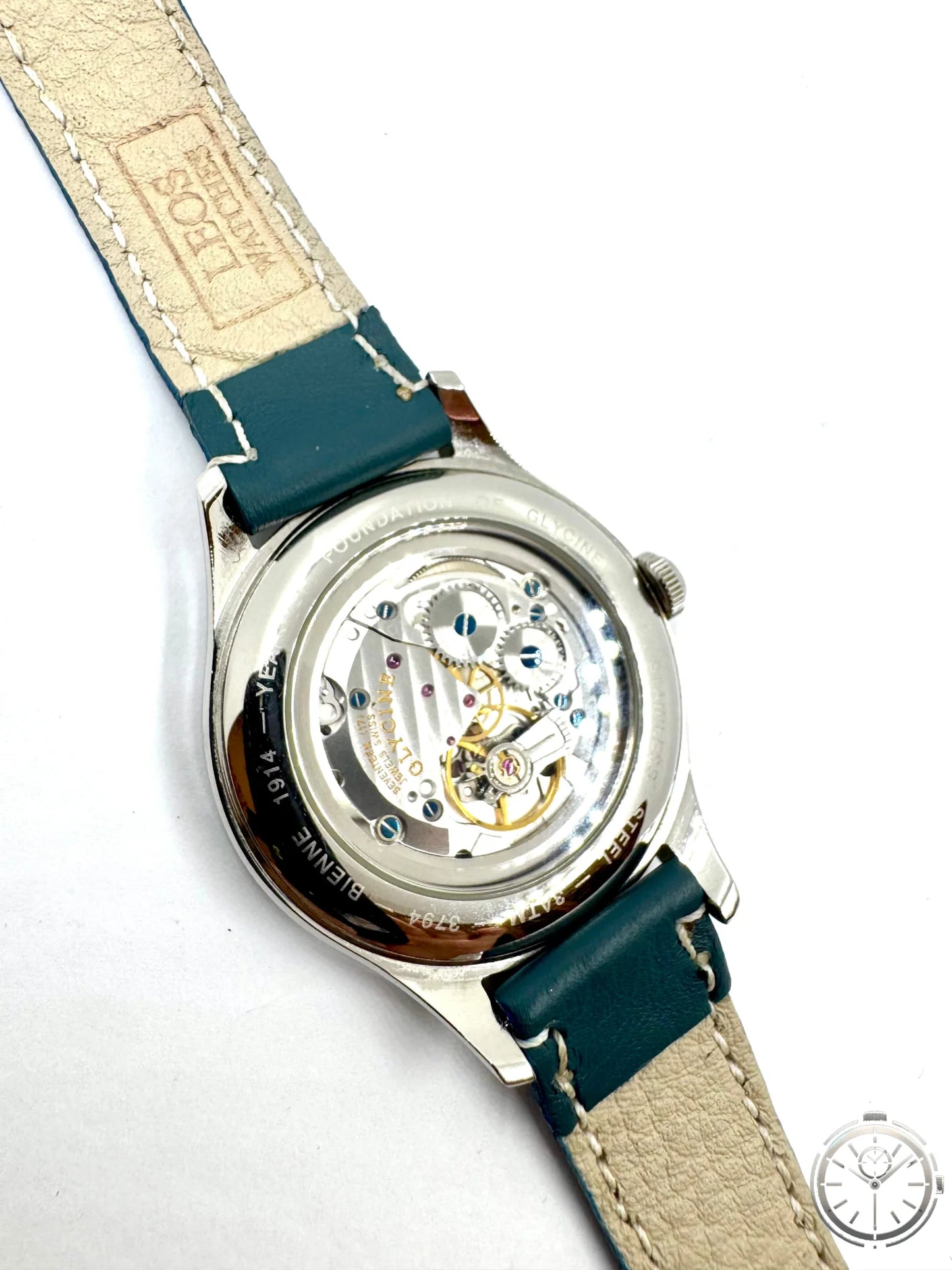 dettaglio fondello orologio Glycine “Bienne 1914” Ref. 3794