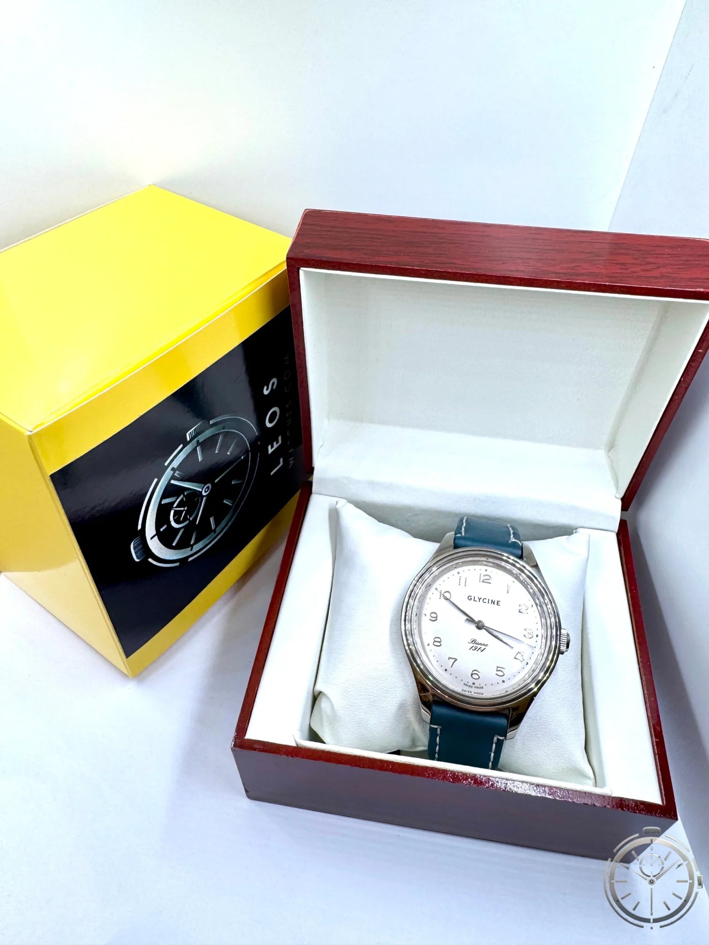 orologio Glycine “Bienne 1914” Ref. 3794 nel cofanetto LeosWatches