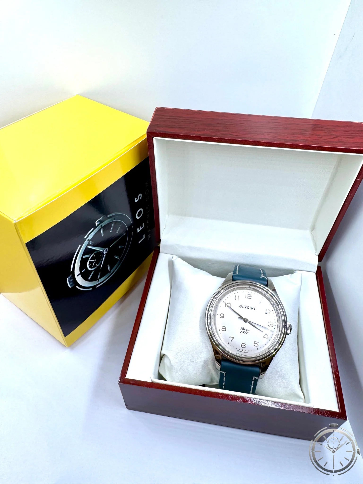 orologio Glycine “Bienne 1914” Ref. 3794 nel cofanetto LeosWatches
