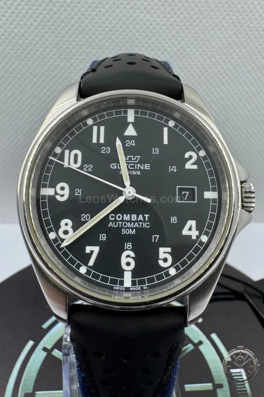 dettaglio quadrante orologio Glycine Combat Automatic Ref. 3815