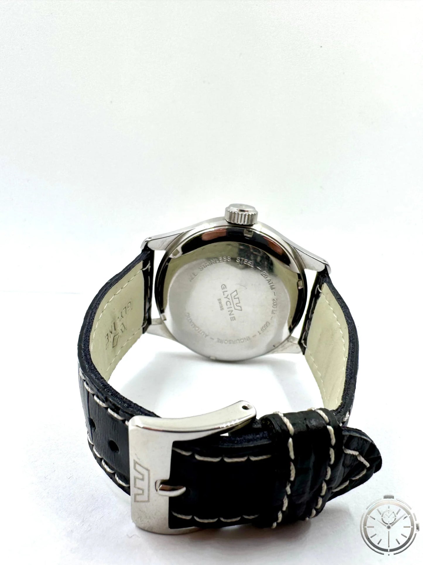 vista posteriore da steso orologio Glycine Incursore 3806 Automatico 44mm Swiss Made