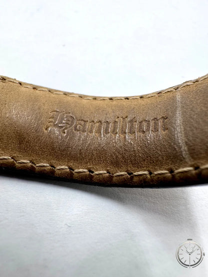 dettaglio cinturino con logo orologio Hamilton Automatic Ref. 6234