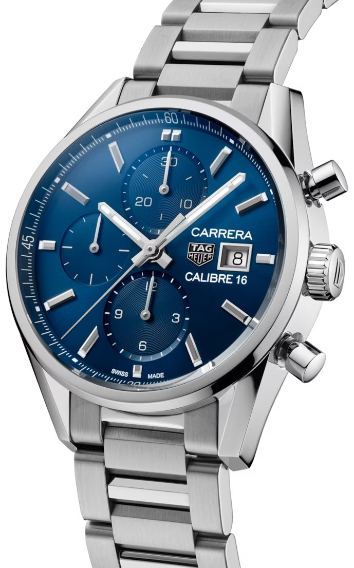 TAG Heuer Carrera Calibre 16 Cronografo quadrante blu