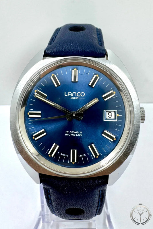 dettaglio quadrante orologio Lanco Ref. 14724 – Vintage a Carica Manuale
