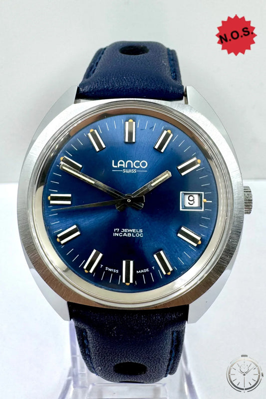 dettaglio quadrante orologio Lanco Ref. 14724 – Vintage a Carica Manuale