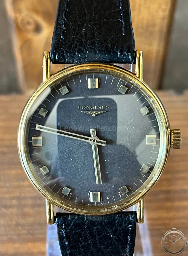 dettaglio zoom quadrante Longines Swiss Made anni '60