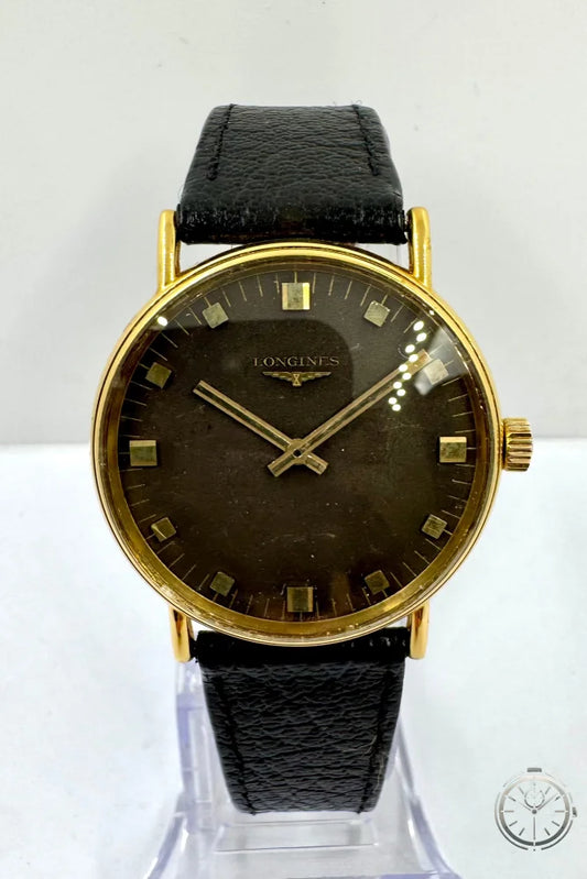 dettaglio quadrante orologio Longines Swiss Made anni '60