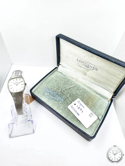 Longines Vintage '70 Donna — Con confezione originale Longines blu e velluto grigio