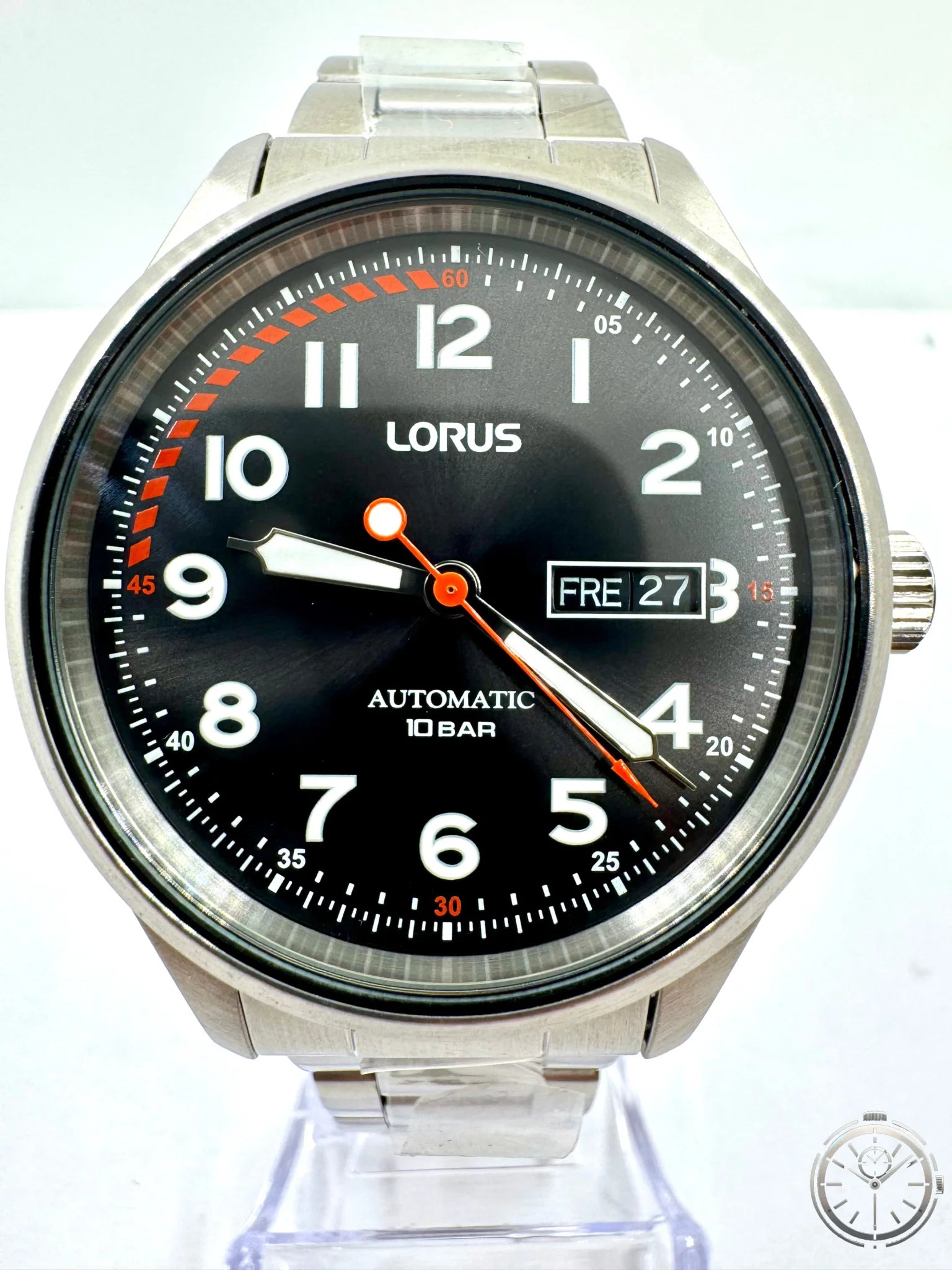 zoom dial orologio LORUS Automatic Military
