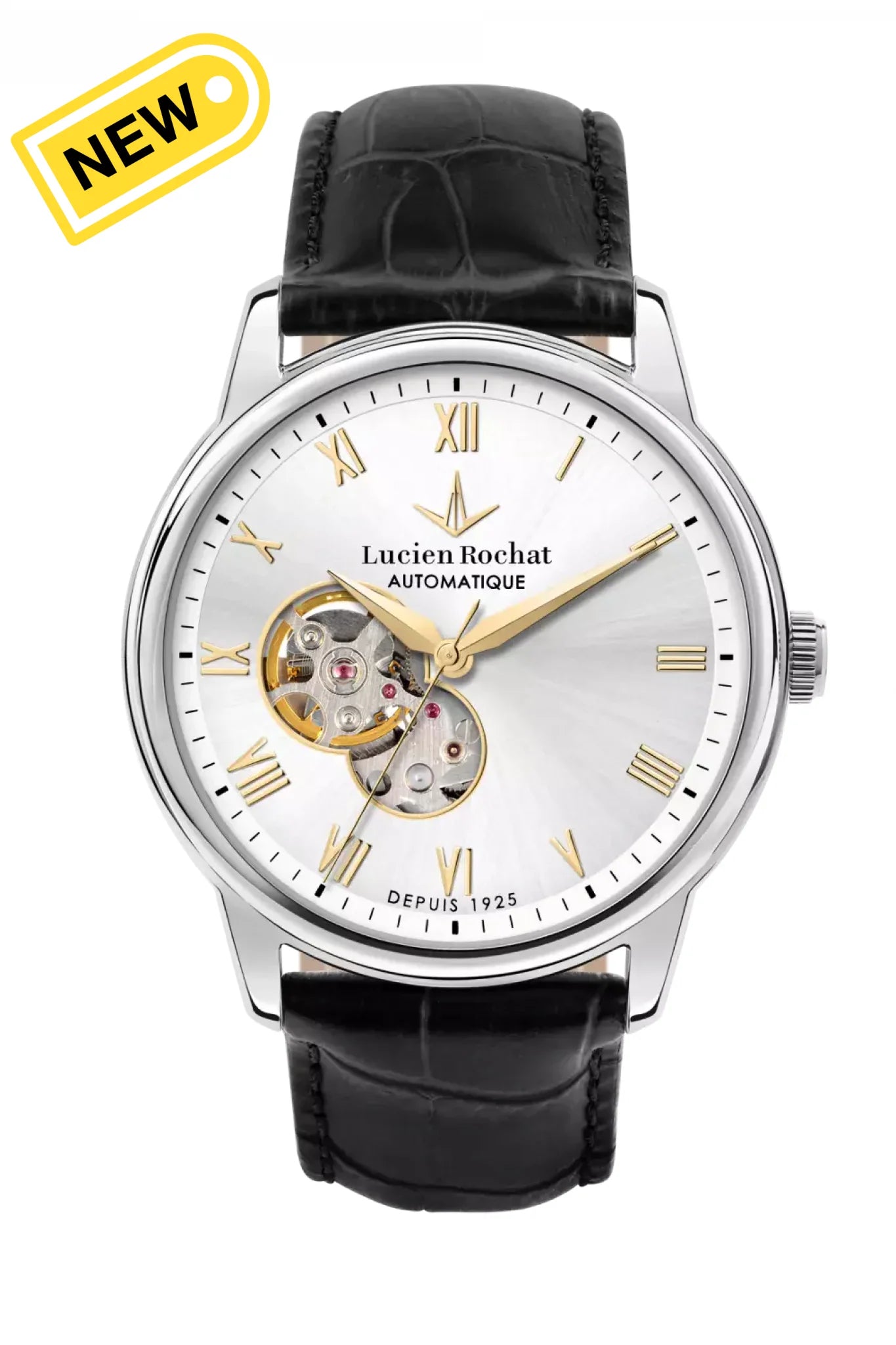 vista frontale orologio Lucien Rochat Iconic R0421116003