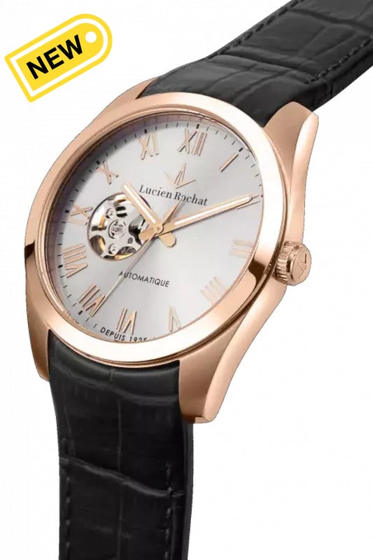 vista lato corona Orologio Lucien Rochat Léman R0421114002
