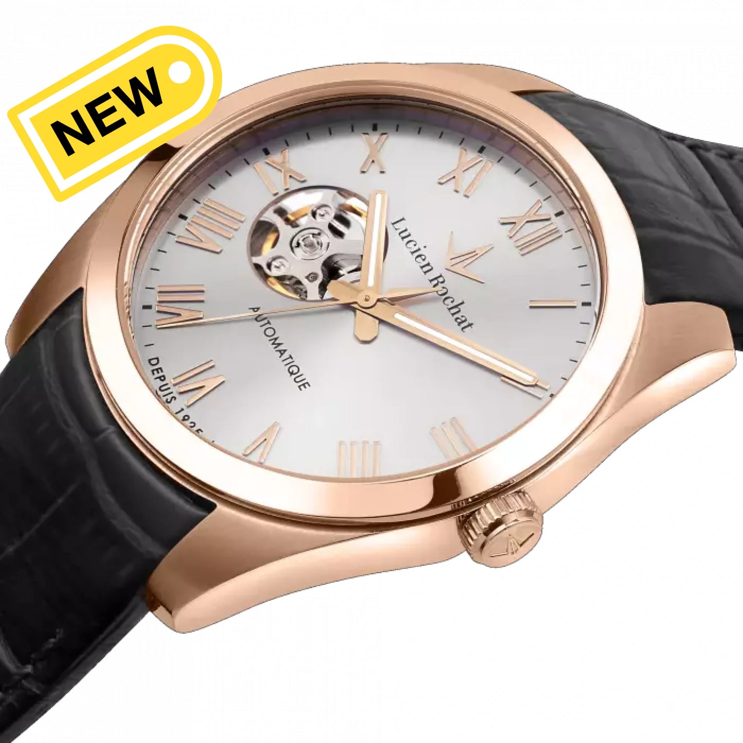 dettaglio quadrante Orologio Lucien Rochat Léman R0421114002 