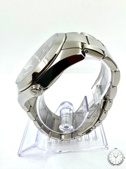 vista lato corona orologio Lucien Rochat Léman R0423114004