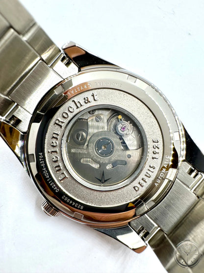 dettaglio fondello orologio Lucien Rochat Léman R0423114004