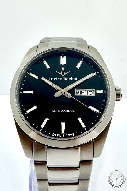 dettaglio quadrante orologio Lucien Rochat Léman R0423114004